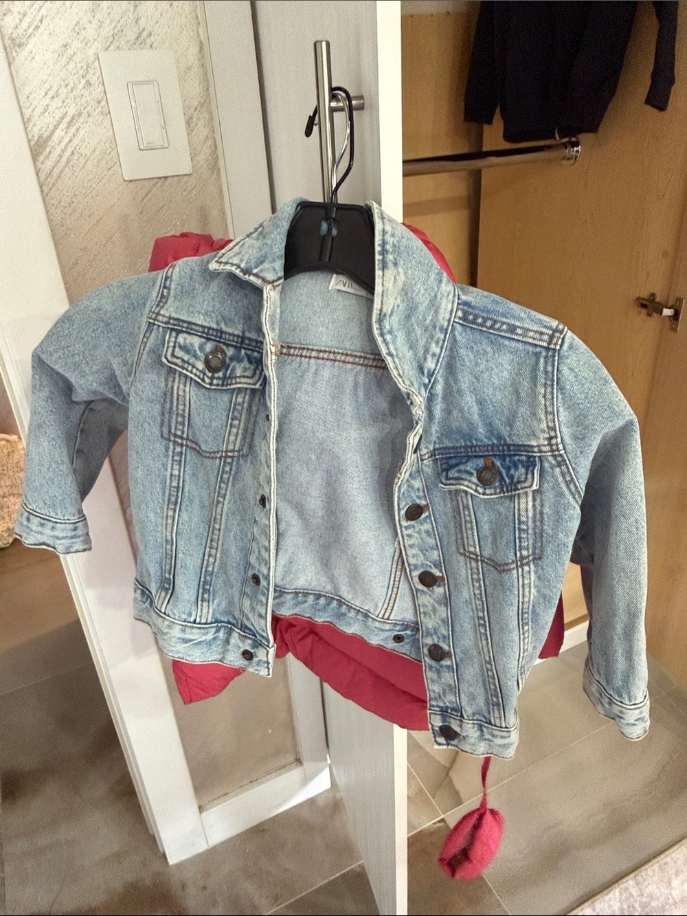 Zara Kids Light Wash Denim Jacket - Light Blue